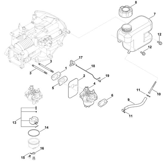 Picture of G - Sistema di alimentazione carburante EVC 200.1 (EVC200-0002)